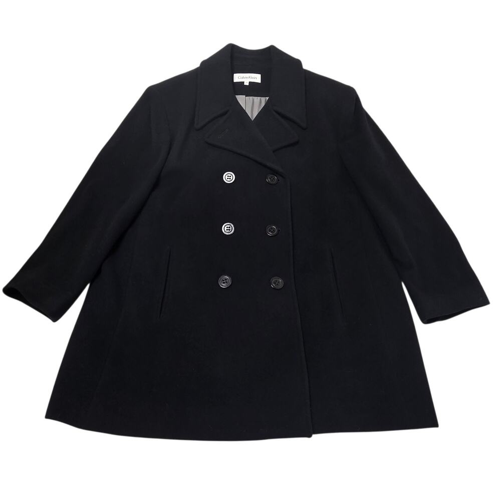 Calvin Klein Men's Peacoat 70% Wool Size 2X Black